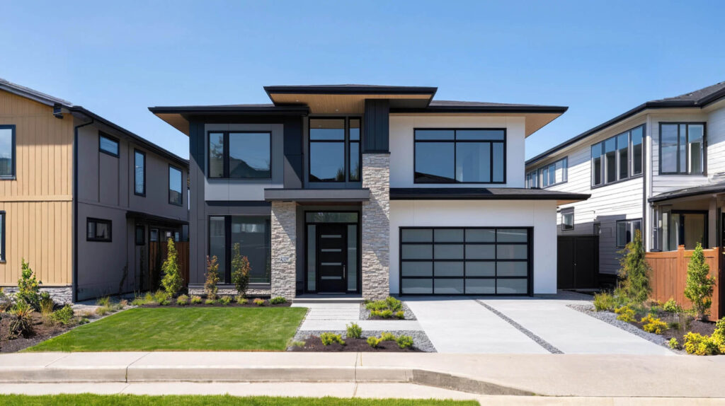 cleaned exterior house